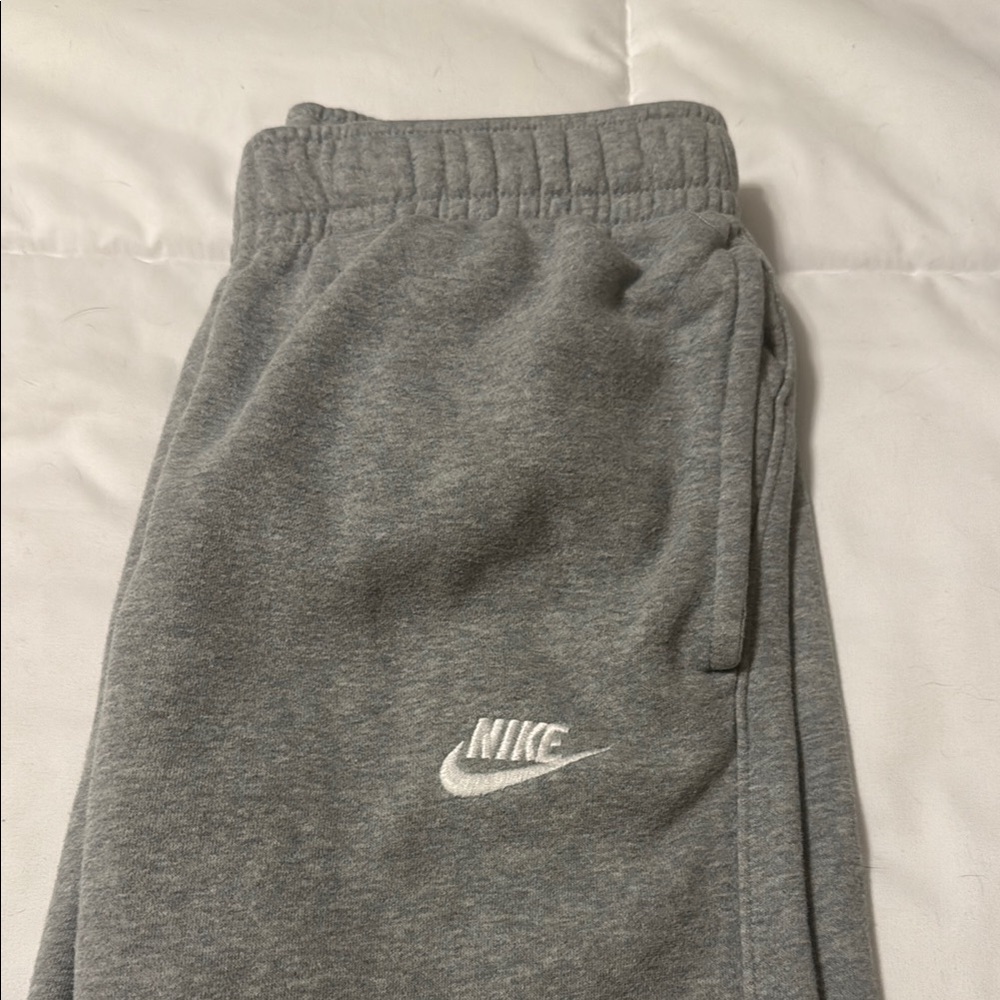 Nike Gray Sweatpants Athletic Style